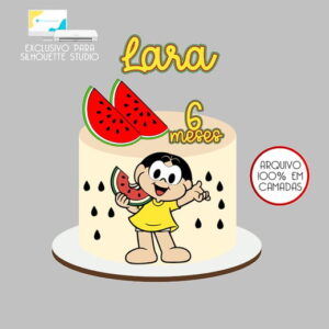 152 - Arquivo Topo de Bolo Magali