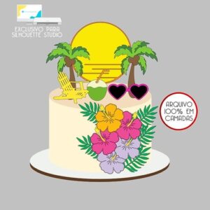 199 - Arquivo Topo de Bolo Praia Tardezinha