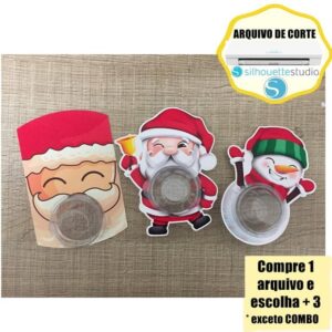 234- Arquivo de Corte Blister Cartão Natal Studio
