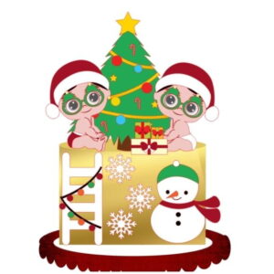 #2378 Arquivo de corte Topo de bolo Natal CAMADAS STUDIO