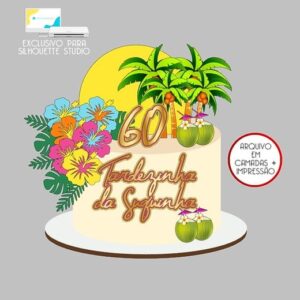 357 - Arquivo Topo de Bolo Praia Tardezinha