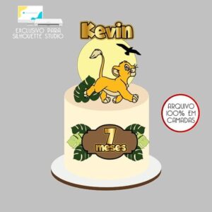 397 - Arquivo Topo de Bolo o Rei Leão Simba