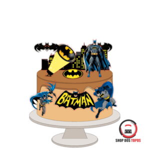 513 - Topo De Bolo Batman + Brindes