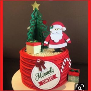 7621 - Arquivo Corte Topo de Bolo Natal -studio e pdf