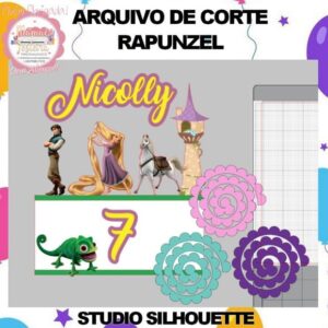 Arq.de Corte - Topo Rapunzel