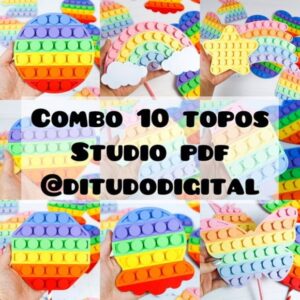 Arquivo 10 Topos de Bolo Pop It Fidget Toys Studio pdf