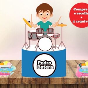 Arquivo Corte - Topo Baterista (camadas) -cod-894