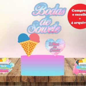 Arquivo Corte - Topo Bodas de Sorvete-cod-484