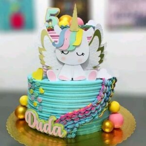 Arquivo corte topo bolo unicornio