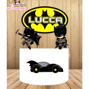 Arquivo Corte Topo de Bolo Batman Cute