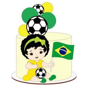Arquivo Corte: Topo de Bolo Copa do Mundo 018