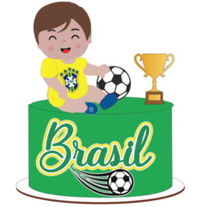 Arquivo Corte: Topo de Bolo Copa do Mundo 022