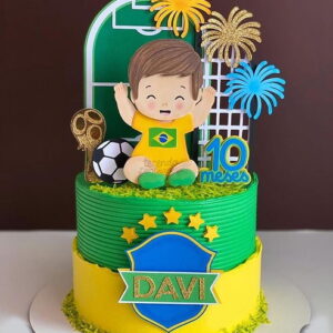 Arquivo Corte: Topo de Bolo Copa do Mundo 045