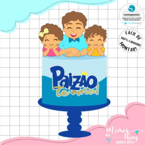 Arquivo Corte: Topo de Bolo Dia dos Pais 077