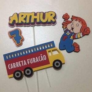 Arquivo Corte: Topo de Bolo Fofão 001