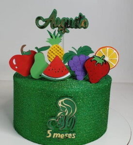 Arquivo Corte Topo de Bolo Frutas Introdução Alimenta Studio