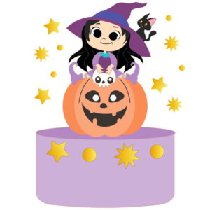 Arquivo Corte: Topo de Bolo Halloween 011