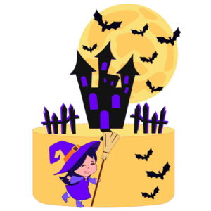 Arquivo Corte: Topo de Bolo Halloween 014