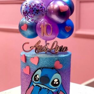 Arquivo Corte: Topo de Bolo Lilo e Stitch 005