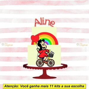 Arquivo Corte Topo de Bolo Luluzinha Studio #5618