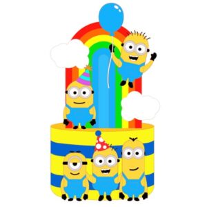 Arquivo Corte: Topo de Bolo Minions 002