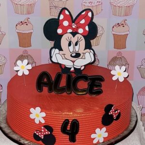 Arquivo Corte Topo de Bolo Minnie Lili 02
