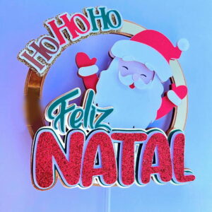 Arquivo Corte: Topo de Bolo Natal 0133