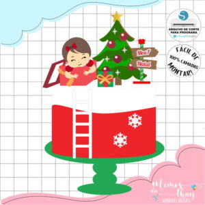 Arquivo Corte: Topo de Bolo Natal 141