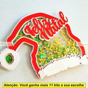 Arquivo Corte Topo de Bolo Natal Dxf e Svg #5661