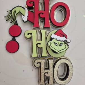 Arquivo Corte Topo de Bolo Natal Hohoho Camadas 046