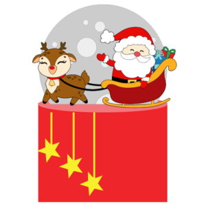 Arquivo Corte: Topo de Bolo Natal Papai Noel 060