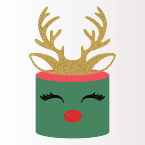 Arquivo Corte Topo de Bolo Natal Rena Camadas 044