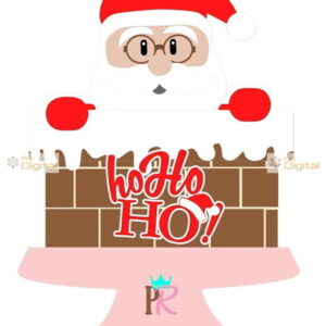 Arquivo Corte Topo de Bolo Natal Studio #5647