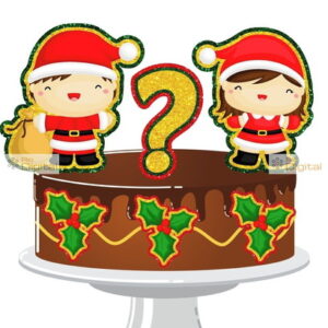 Arquivo Corte Topo de Bolo Natal Studio #5728