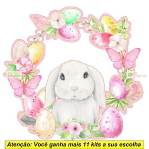 Arquivo Corte Topo de Bolo Pa?scoa Studio e pdf #5829