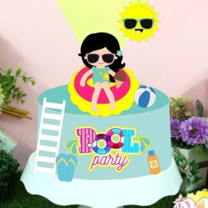 Arquivo Corte: Topo de Bolo Pool Party 004
