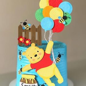 Arquivo Corte: Topo de Bolo Ursinho Pooh 011