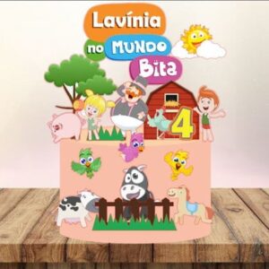 Arquivo Corte -Topo Fazendinha Mundo Bita - COD.174