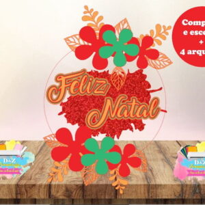 Arquivo Corte - Topo Flutuante Natal -cod 720