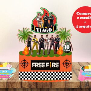 Arquivo Corte - Topo Free Fire 1-cod-786