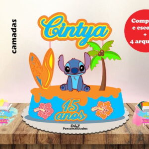 Arquivo Corte - Topo Lilo -cod-969