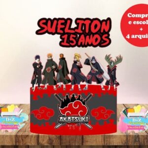 Arquivo Corte - Topo Naruto Akatsuki-COD-296
