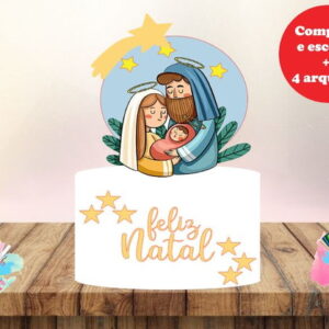 Arquivo Corte - Topo Natal Presépio 4-cod-955