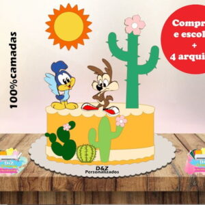 Arquivo Corte - Topo Papa Leguas Camadas -cod-977