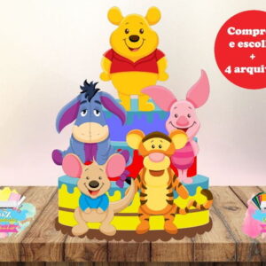 Arquivo Corte - Topo Ursinho Pooh 2 -COD-370