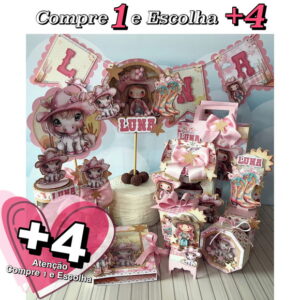 Arquivo de Corte 01 - Cowgirl - pdf e Studio 