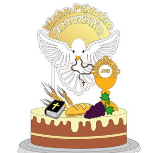 Kit com 5 arquivos de corte: 01-EUCARISTIA TOPO camadas
