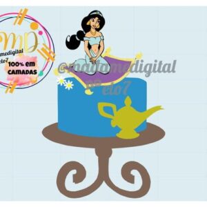 Kit com 5 arquivos de corte:01-JASMINE TOPO (CAMADAS)