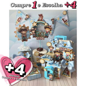 Arquivo de Corte 02 - Cowboy - pdf e Studio 