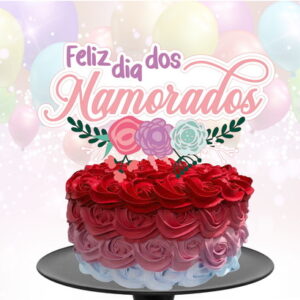 Kit com 5 arquivos de corte 05-NAMORADOS TOPO DE BOLO CAMADA